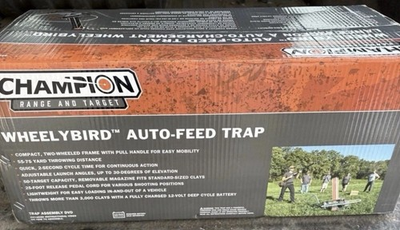 #ad Champion Wheelybird Auto Feed Electronic Trap Metal Clay Target Thrower 40909 $245.00