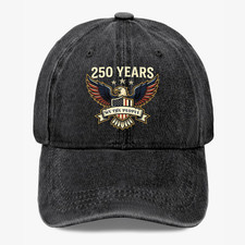 250 Years We The People Hat Patriotic Eagle USA American Pride Baseball Cap