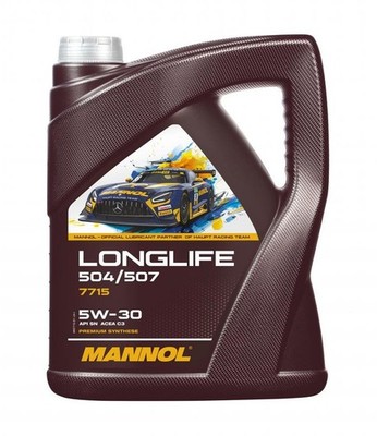 5L MANNOL 5W-30 LONGLIFE MOTORÖL 504.00 507.00 LL-04 229.51 ÖL VW