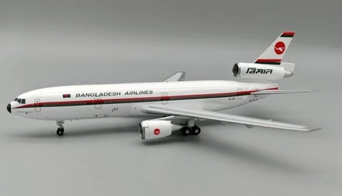 INFLIGHT 200 1/200 BIMAN BANGLADESH MCDONNELL DOUGLAS DC-10-30 S2-ACO WITH STAND IF103BG0524