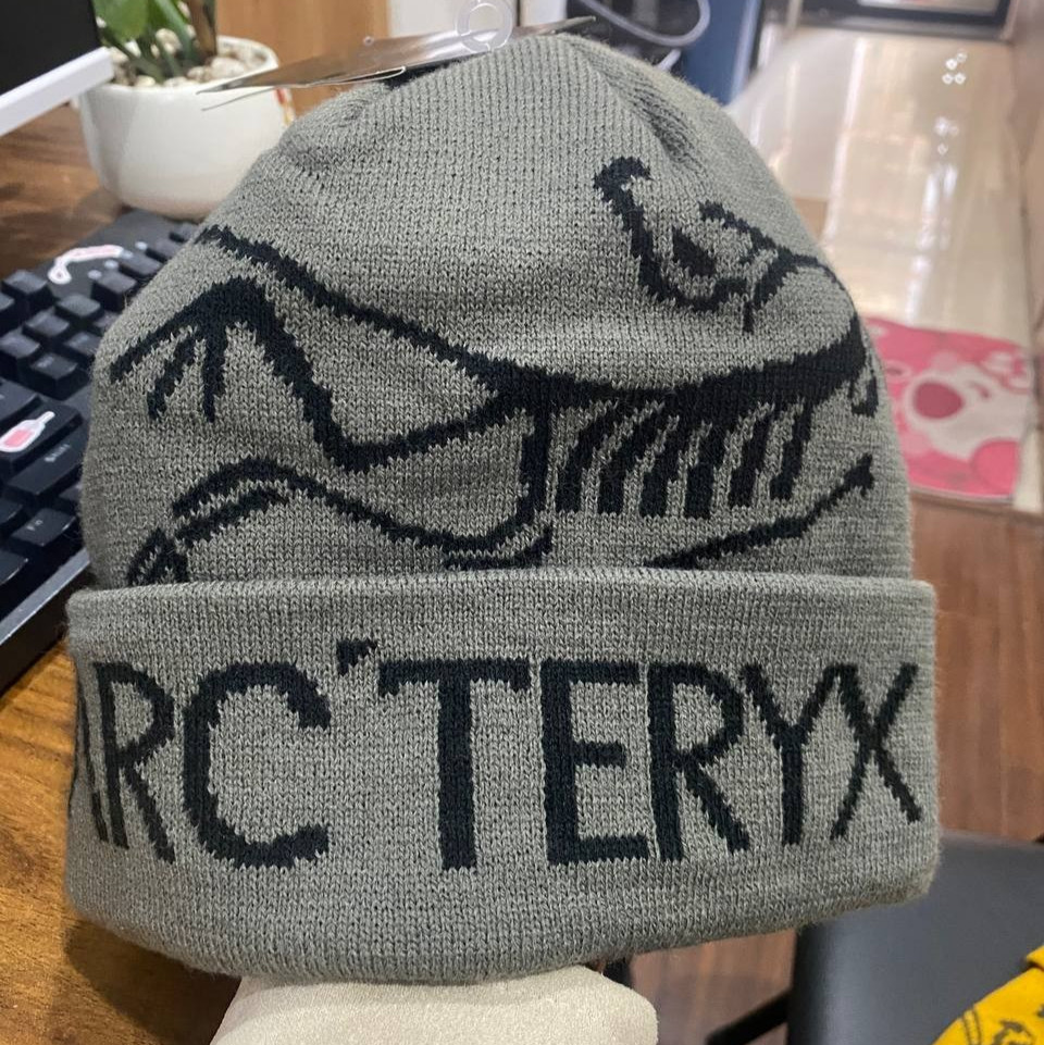 Arc'teryx Bird Head Gray Toque Beanie - Merino Wool Winter Ski Unisex Hat NWT