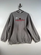 Cadre Athletic Mens Crewneck Indiana Hoosiers Sweatshirt Gray Sz Large 24.5x27