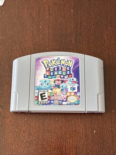 New Listing1997 Nintendo Pokémon Puzzle League Multiplayer Puzzle Nintendo 64 - Tested!