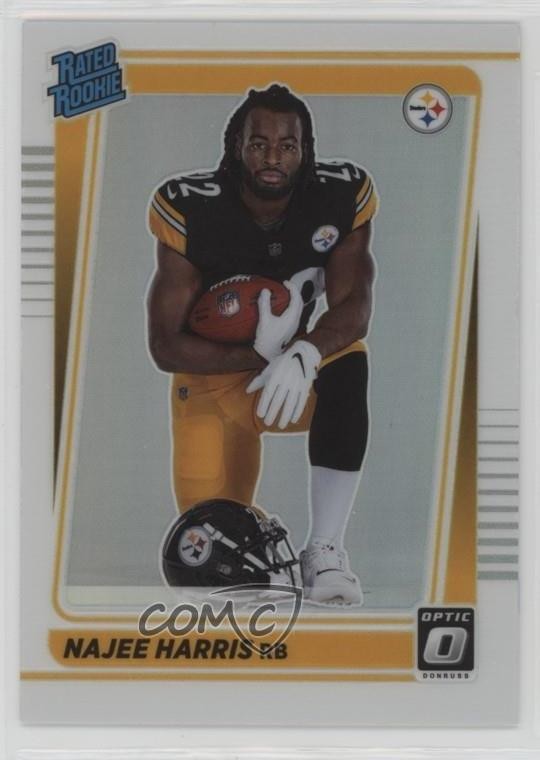 2021 Panini Donruss Optic Rated Holo Prizm Variation Najee Harris Rookie RC 1i5f