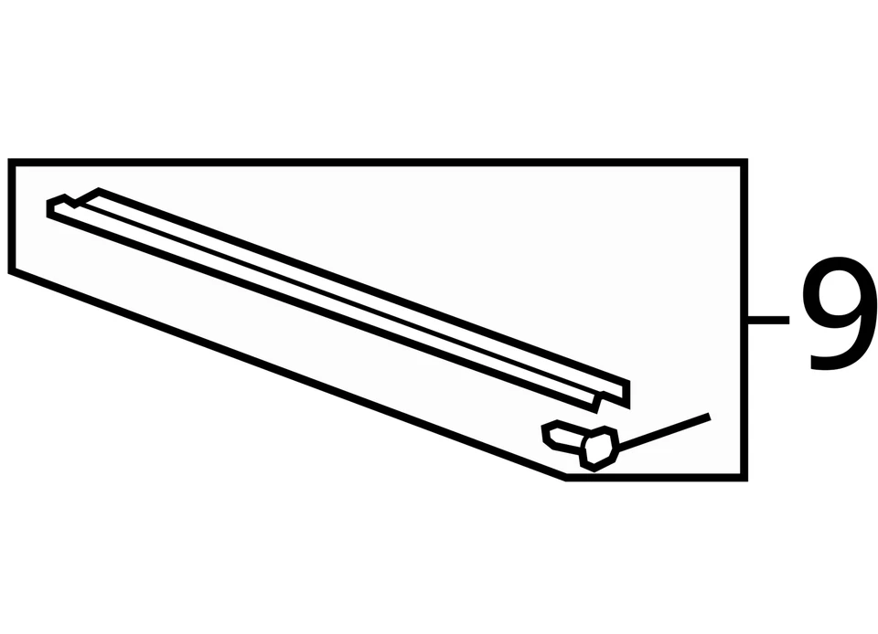 2007-2010 GMC SATURN ACADIA OUTLOOK PARA-SOL ASM SUN RF RR 25775239 - NOVO FABRICANTE DE EQUIPAMENTO ORIGINAL - Imagem 4 de 4