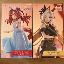 Uma Musume Pretty Derby Trio-Try-iT Still in Love Orfevre Figure Set Japan New