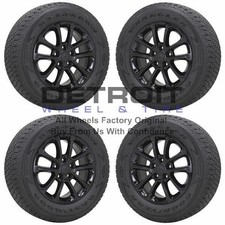 18 Jeep Grand Cherokee Gloss Black Wheels Rims Tires Oem 2011-2019 9136