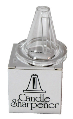 Biedermann & Sons Inc Clear Candle Sharpener Shaver New Open Box-#2