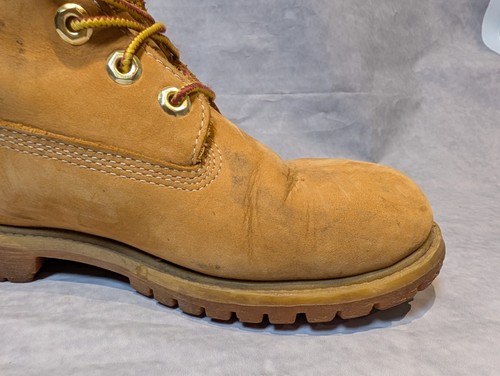 Timberland Wheat Premium stivali in pelle nabuk, stivali da donna taglia UK 5,5 - Foto 11 di 18