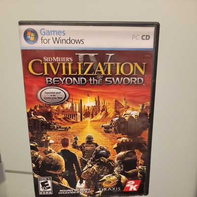 Sid Meier's Civilization IV: Beyond the Sword (PC CD 2007) With Manual, 2 Discs