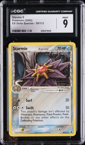 Starmie δ graded CGC 9 for sale on eBay