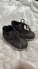 Nautica Toddler Boy Brown Lace Up Zip Side Ankle Boots Winter Sz 8