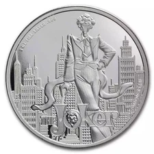 2024 Samoa 1 oz Silver DC Comics The Joker (BU)