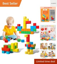 Colorful Magnetic Building Blocks - 30 Pieces for Imagination  Teamwork
