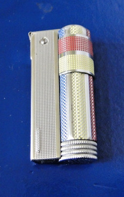 IMCO TRIPLEX SUPER Feuerzeug Modell 6700 Metall 3 Farben Sammler 1950