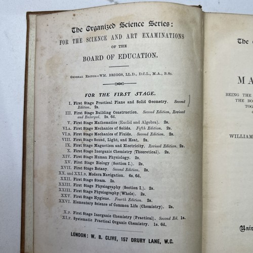 The Organized Science Series: First Stage Mathematics 1907 University Tutorial - Picture 11 of 17