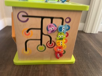 Hape Country Critters 5-Sided Wooden Activity Play Cube Toddler Toy E1810