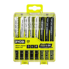 Ryobi 20 Piece Wood and Metal Jigsaw Blade Set