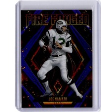 2022 Panini Phoenix #FF-4 Joe Namath Fire Forged Purple #/125