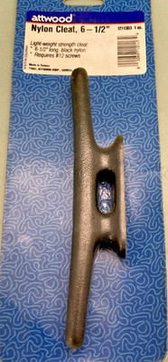 NEW GENUINE ATTWOOD 12113D3 NYLON CLEAT, 6-1/2''