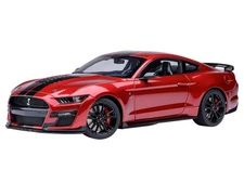 FORD MUSTANG SHELBY GT500 RAPID RED 1/18 MODEL CAR BY AUTOART 73098