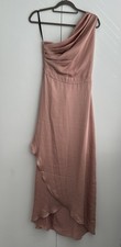 TFNC Bridesmaid/Occassion  Dress, Size 10, BNWT, Off The Shoulder, Rose Gold