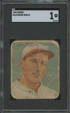 1933 Goudey Baseball Cards 54