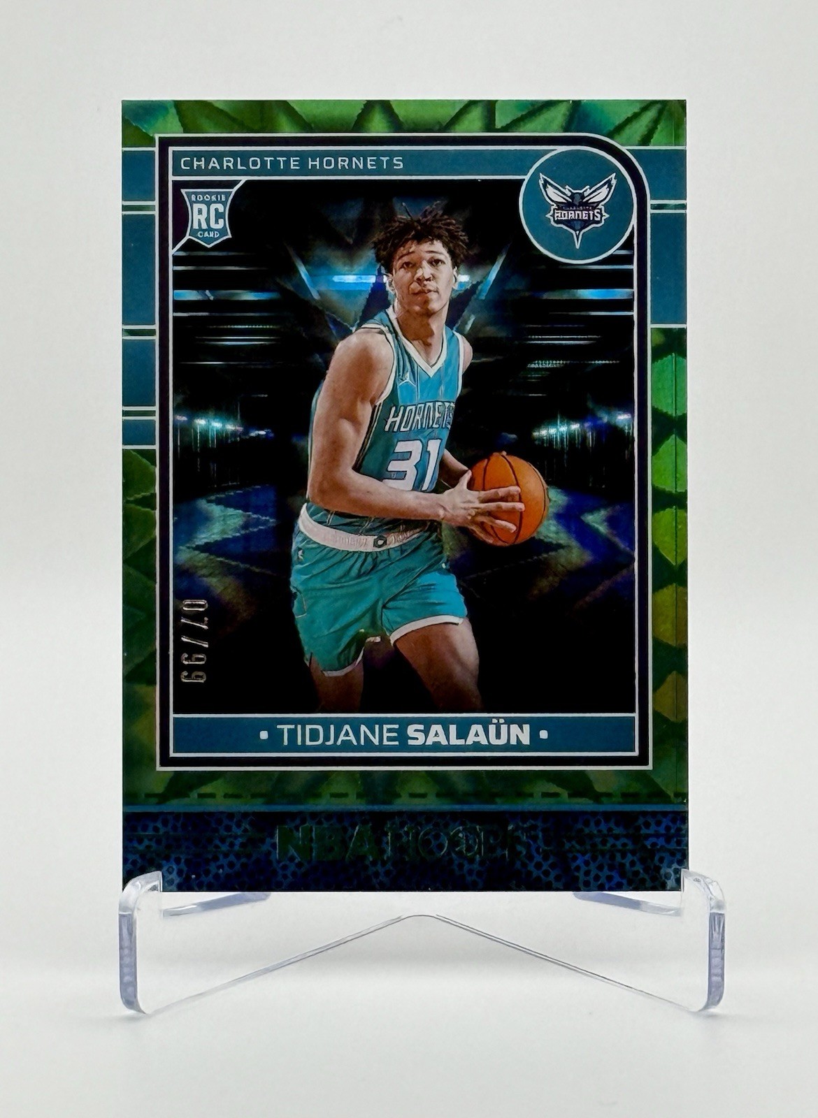 2024-25 Panini Nba Hoops - Rookies Tidjane Salaun #236 Green /99 (RC)