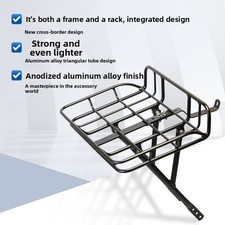 Bicicleta Plegable de Aleación de Aluminio de 20 Pulgadas con Bastidor Integrado y Cesta para Usar