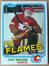 PAT RIGGIN 1981-82 TOPPS Card #30 NM-MT Condition
