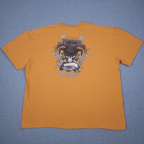 Harley Davidson Hemd Herren 3XL New Orleans Karneval French Quarter Voodoo Skull - Bild 1 von 11
