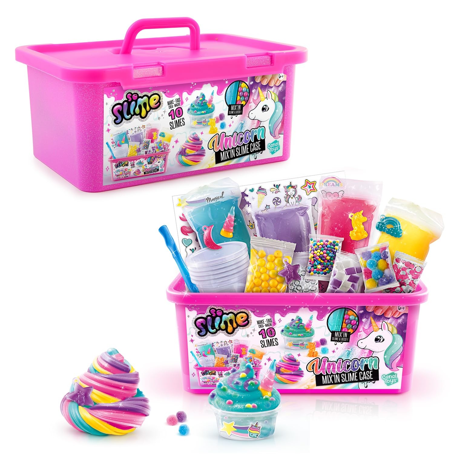 Canal - So Slime SSC260 Spielzeugkoffer mit Einhorn-Motiv 11190₽