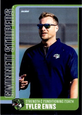2026 Tyler Enns Choice Minor League Rookie Card Gwinnett Stripers