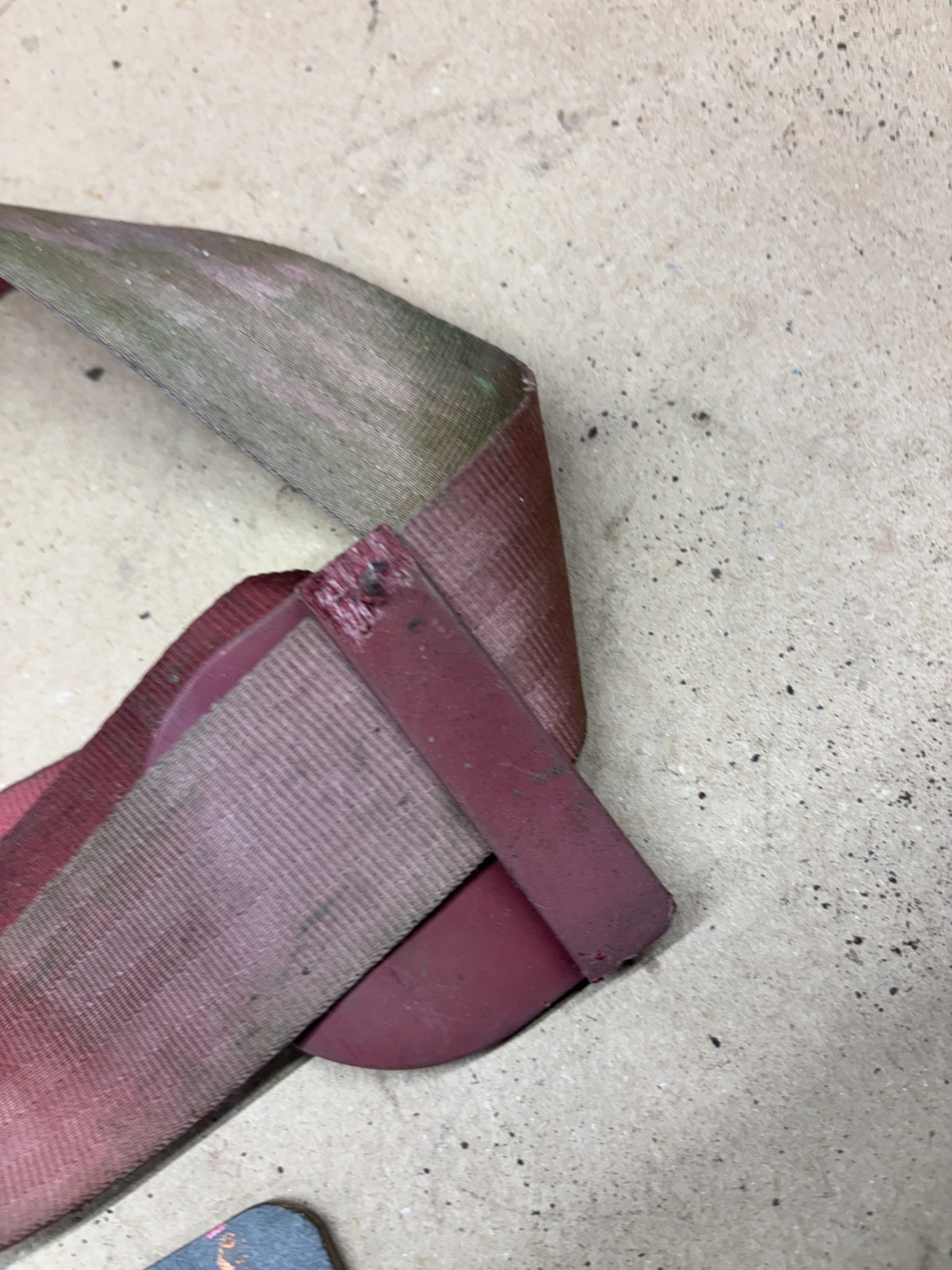 1993 1994 1995 Dodge Ramcharger Van Red Seat Belt Retractor For Parts Fix Rough