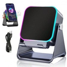 Wireless Induction Speaker, 5 In 1 Bluetooth Speaker With Phone Stand