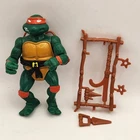 TMNT Michelangelo Teenage Mutant Ninja Turtles Figure Playmates 1988 Complete