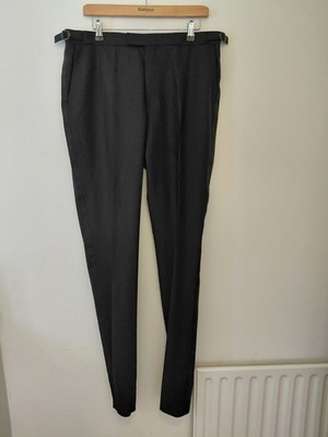 Neu Charles Tyrwhitt Smoking Dinner Anzug Hose 34 Navy Blau Midnight Evening.