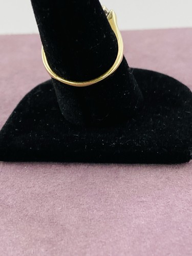 14Kt Yellow Gold .15ctw I3-I1, I Cluster Row Anniversary Ring Sz 6.25 I-89811 - Picture 4 of 11