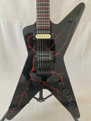 Custom Washburn Dimebag Darrell Model Electric Guitar Black Panel