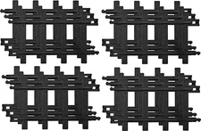 Ready-to-Play Straight Track Pack 6-1/4” 12 pieces Black