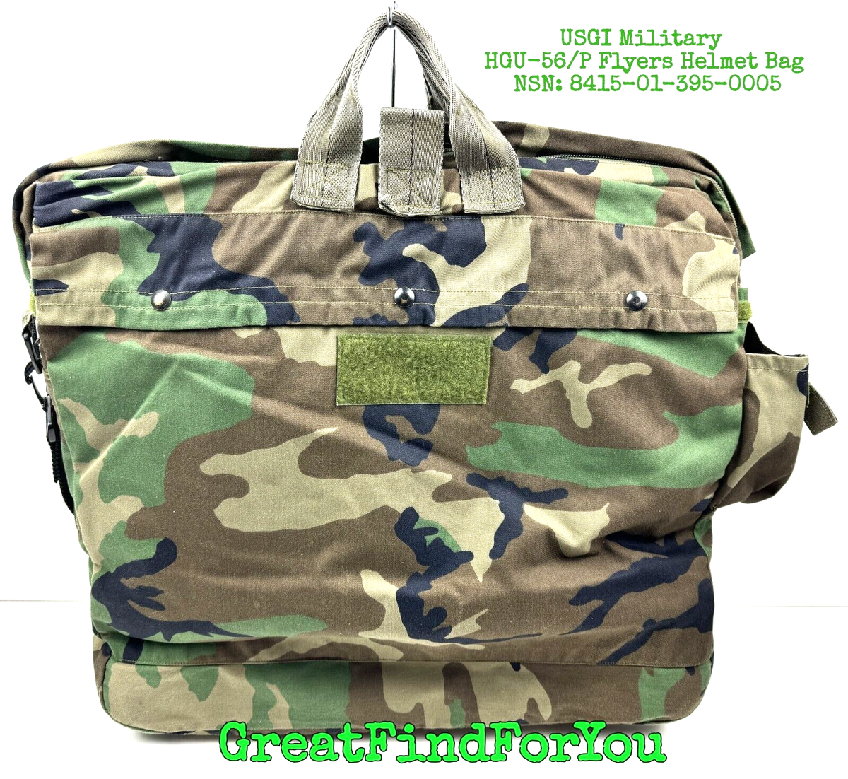 USGI Military HGU-56/P Flyers Helmet Bag NSN:8415-01-395 USGI Military HGU-56/P Flyers Helmet Bag NSN:8415-01-395