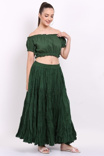 Faldas de algodón para mujer de 25 yardas/4 niveles/tinte de inmersión/flamenco/gitano/hippie/tribal/ATS - Imagen 69 de 86