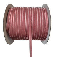 Velvet Single Face 6mm Soft Ribbon per 10 mtrs - Dusty Pink