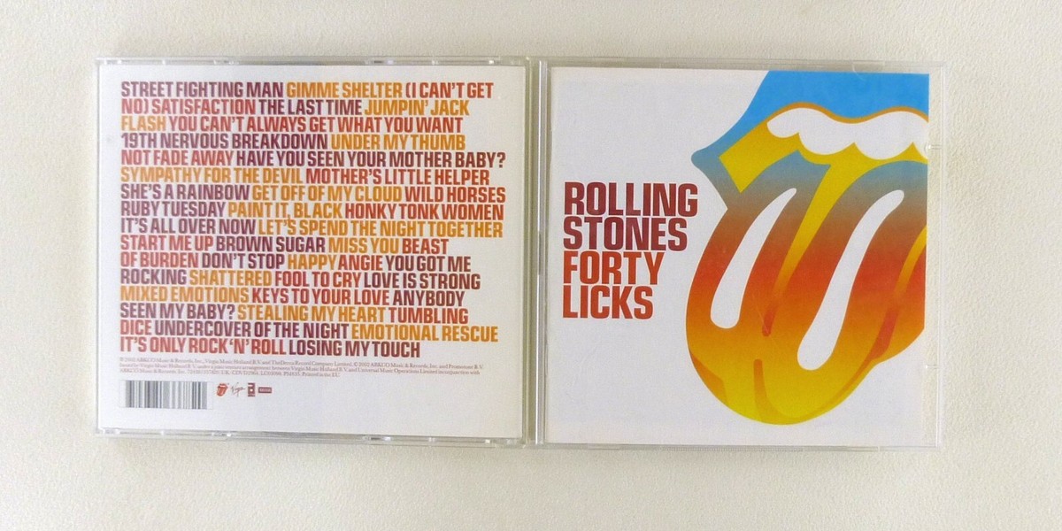 2X CD Disc - The Rolling Stones – Forty Licks - A10138 Z20