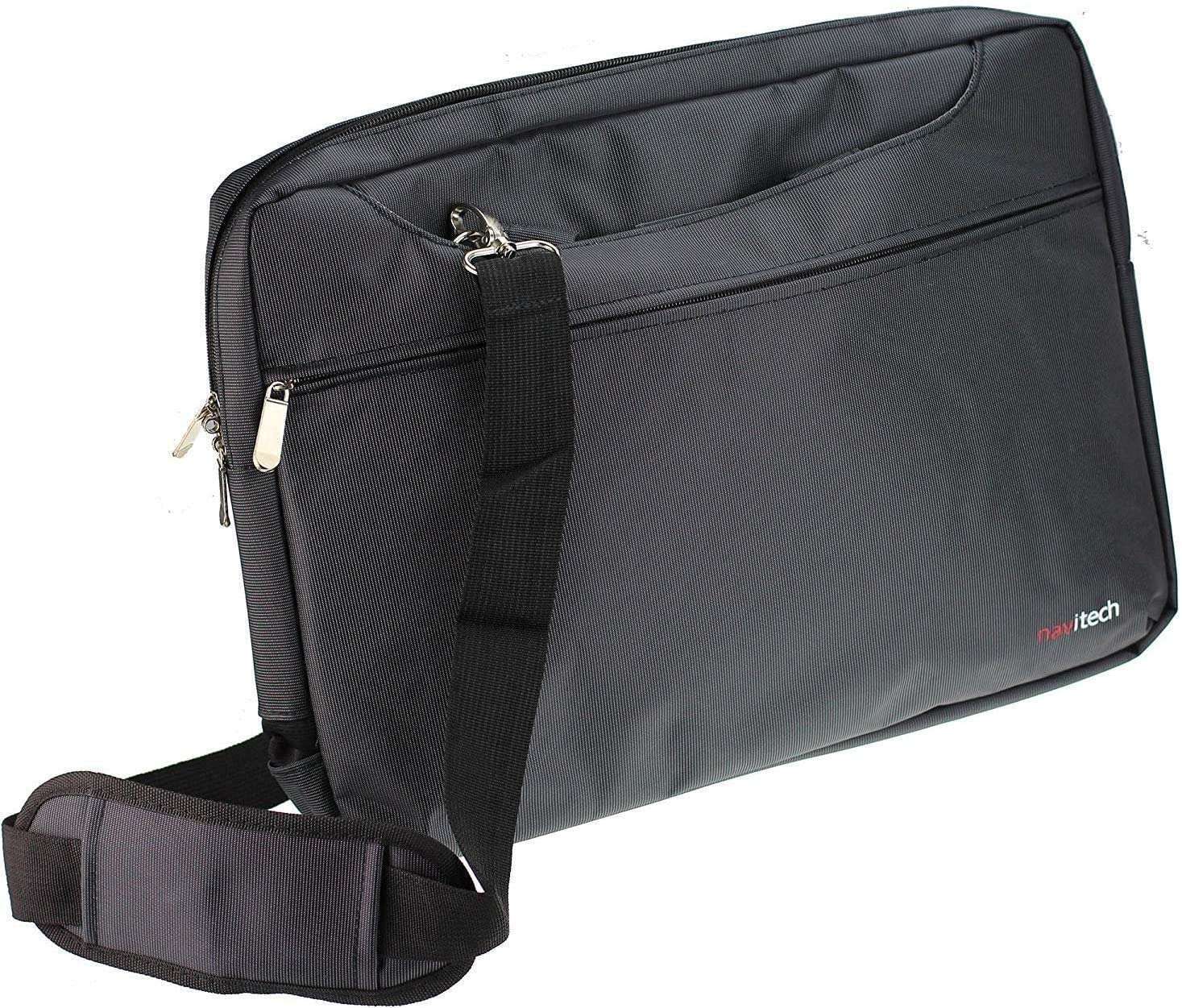 Navitech Black Sleek Water Resistant Travel Bag For DMOAO 10 Inch Tablet