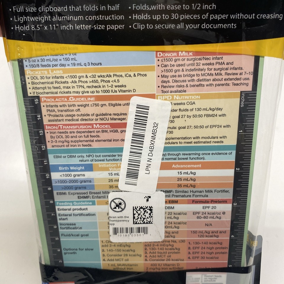 MD Pocket Whitecoat Clipboards Pocket Folding Medical Clipboard USA eBay