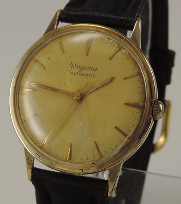 Dugena Super Automatic Dugena Herrenuhr Gold Alt Certina Gold Uhr 585  Dugena Uhr Alt Dugena Damenuhr Alt Gold 0290