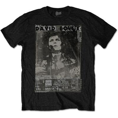 OFFICIAL LICENSED - DAVID BOWIE - ZIGGY LIVE T SHIRT ROCK ALADDIN SANE