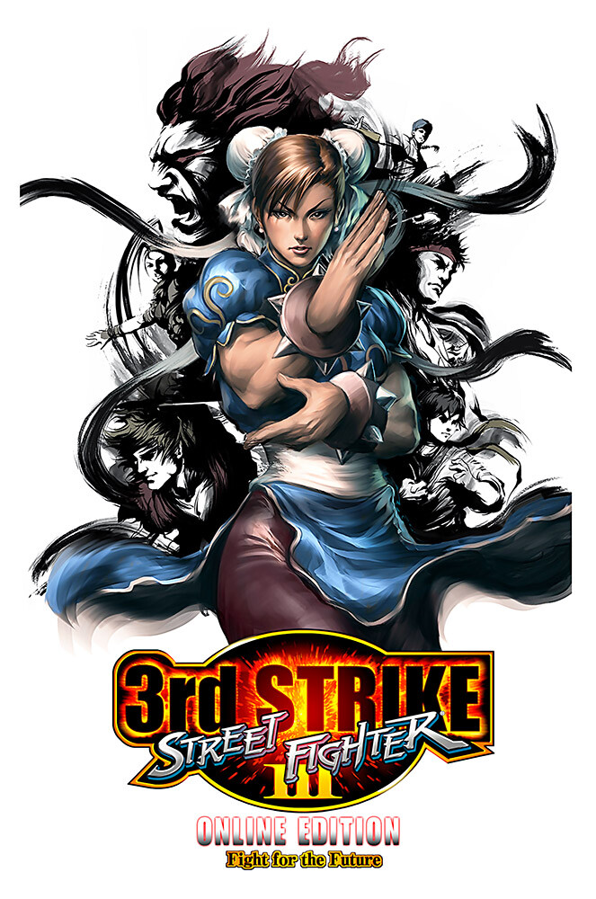 【即購入ok】「ストリートファイターIII 3rd STRIKE 」ポスター Street Fighter III 3rd Strike - Q Arcade Video Game FLYER