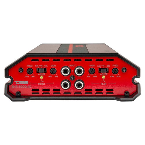 Amplificador de Coche DS18 SXE-3000.4D Rango Completo Clase D 4 Canales - Nuevo Diseño - Rojo - Imagen 6 de 8